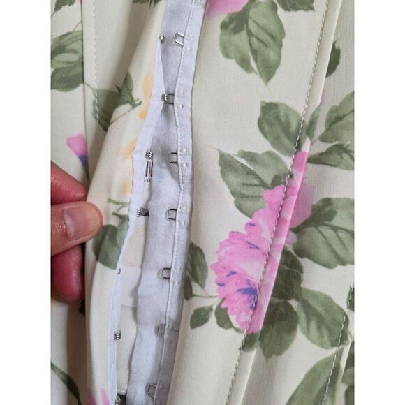 Zara bloggers fav floral corset top S NWT - Picture 6 of 8